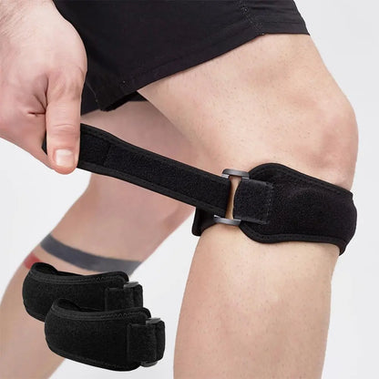 2PCS Patella Strap for Pain Relief– Adjustable Brace for Women & Men, Ideal for Running, Basketball, Volleyball, Squats, Tendonitis, and Jumper’S Support Menisus Thanksgiving Christmas Gift 2025 Knee Pads