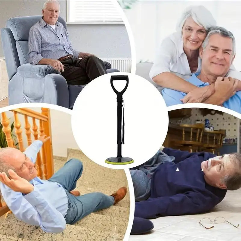 Adjustable Standing Aid — Featuring an Adjustable Height and Portable Design, This Device Is Specifically Engineered to Provide Assistance and Support to the Elderly and Individuals with Mobility Impairments, Aiding Them in Standing up and Facilitating Sh