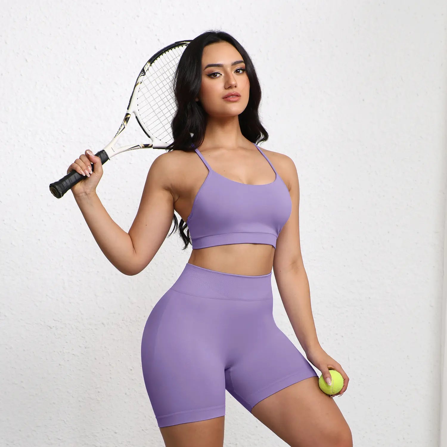 3PCS Seamless Gym Set for Women Yoga Fitness Running Sportswear Workout