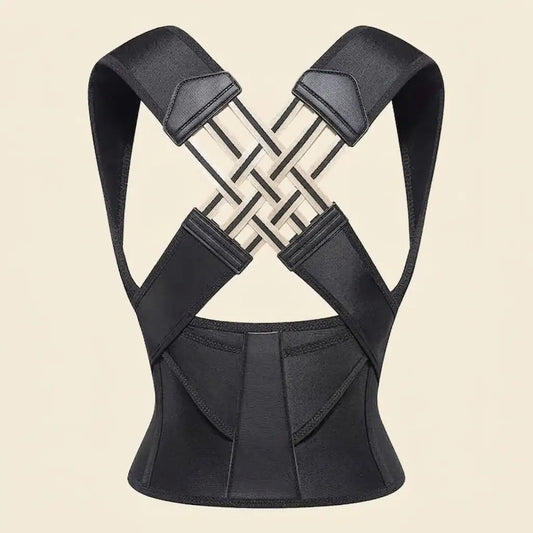 Cross-Strap Back Brace for Men & Women| Invisible Posture Support| Daily Confidence