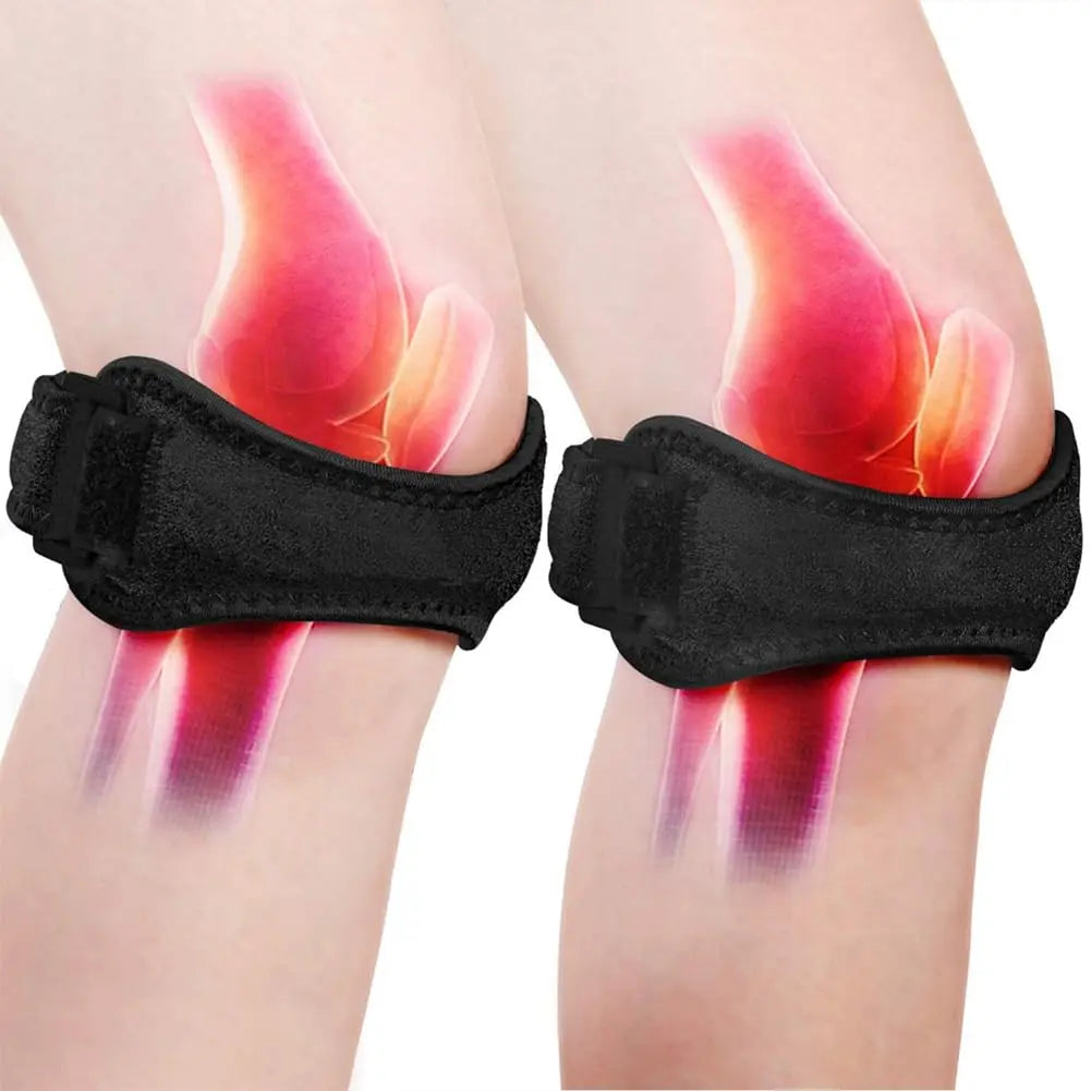 2PCS Patella Strap for Pain Relief– Adjustable Brace for Women & Men, Ideal for Running, Basketball, Volleyball, Squats, Tendonitis, and Jumper’S Support Menisus Thanksgiving Christmas Gift 2025 Knee Pads