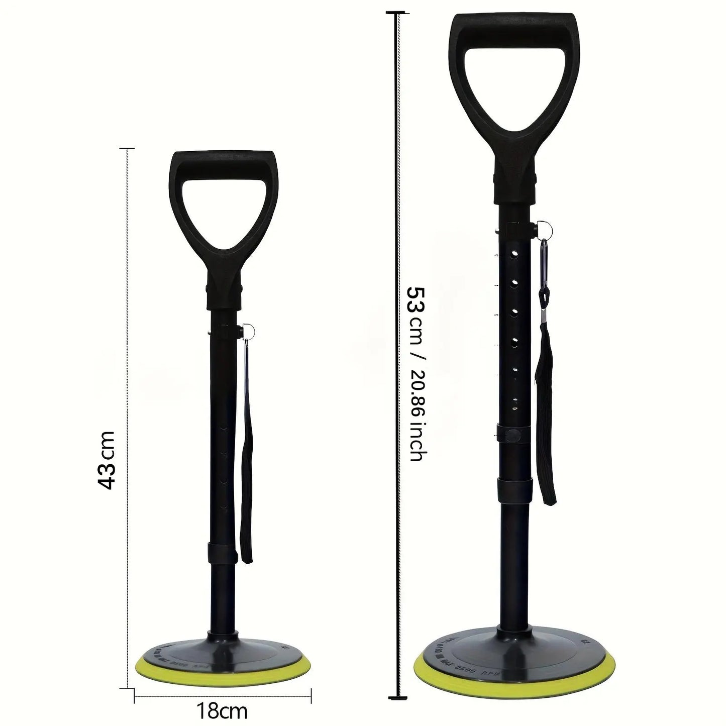 Adjustable Standing Aid — Featuring an Adjustable Height and Portable Design, This Device Is Specifically Engineered to Provide Assistance and Support to the Elderly and Individuals with Mobility Impairments, Aiding Them in Standing up and Facilitating Sh
